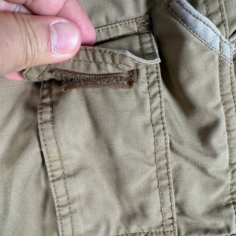 5.11 Tactical Shorts Mens Size 32 Brown Cargo Pockets Rip Stop 9 Inch Inseam